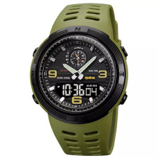 Годинники наручні 1655AGBK SKMEI, ARMY GREEN-BL...