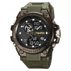 Годинники наручні 2031AG SKMEI, ARMY GREEN, UKR...