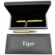 Подарункова ручка ролерна Tiger у футлярі (золо...