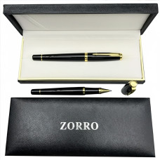 Ручка ролерна ZORRO в подарунковій коробці (чор...