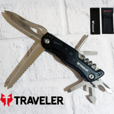 Тактичний ніж Traveler (10 в 1) Мультитул 11см ...