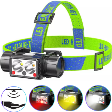 Ліхтар налобний LG-07-LM(WHITE)+LM(YELLOW)+SMD(...