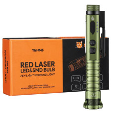Ліхтар YEMAO YM-M46-XPG+11SMD(white+red+blue+UV...