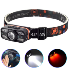 Ліхтар налобний WH-0188-XPE+SMD(White+Red), Mot...