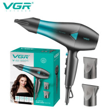 Фен професійний VGR V-455 GREEN, 2 швидкості, 3...