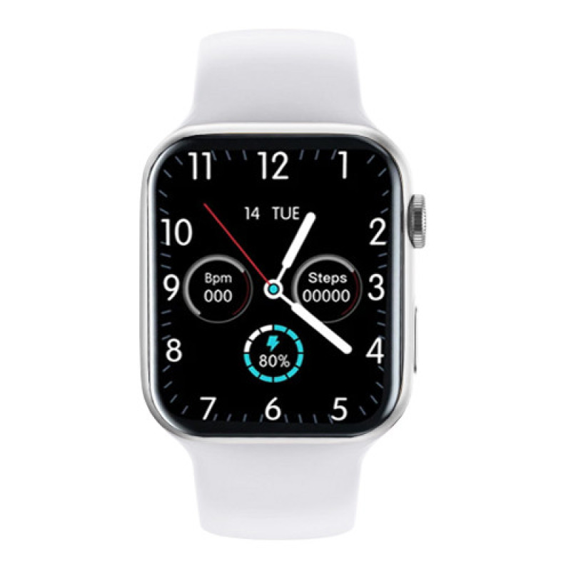 Смарт-годинник Smart Watch Series 6 Z32 PRO 44mm Aluminium з бездротовою зарядкою та 2 ремінцями, red/white