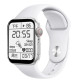 Смарт-годинник Smart Watch Series 6 Z32 PRO 44mm Aluminium з бездротовою зарядкою та 2 ремінцями, red/white