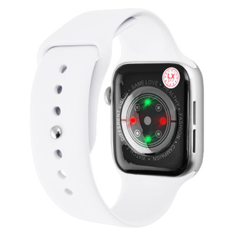 Смарт-годинник Smart Watch Series 6 Z32 PRO 44mm Aluminium з бездротовою зарядкою та 2 ремінцями, red/white