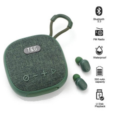 Bluetooth-колонка з навушниками TG813, з функці...