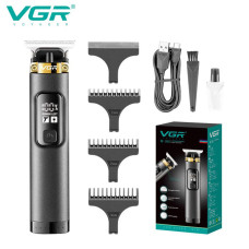 Тример VGR V-985, 3 насадки, LED display
