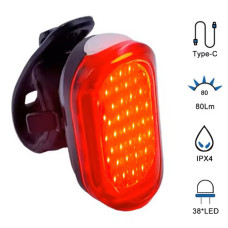 Велоліхтар MY-2106-38LED, waterproof, Li-Ion  а...