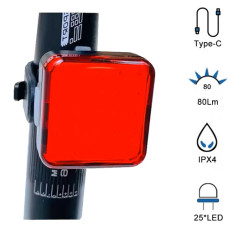 Велоліхтар MY-2107-25LED, waterproof, Li-Ion  а...
