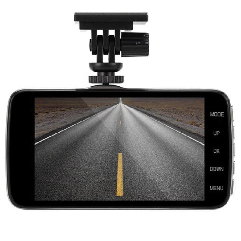 Автомобільний відеореєстратор X600, LCD 4'', Angel Lens, камери, 1080P Full HD, метал. Корпус