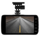 Автомобільний відеореєстратор X600, LCD 4'', Angel Lens, камери, 1080P Full HD, метал. Корпус