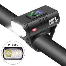 Велоліхтар BK-02Pro-2XPE ULTRA LIGHT, ALUMINUM,...