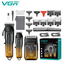 Комплект VGR 3 в 1 V-644 акумуляторна машинка д...