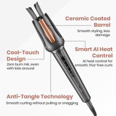 Плойка VGR V-581, automatic curling, температур...