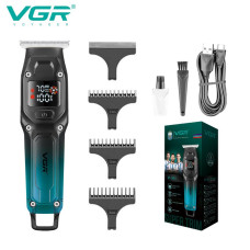 Тример VGR V-964 GREEN, 7000 RPM, 3 насадки, LE...