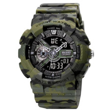 Годинники наручні 1688CMGN SKMEI, CAMO GREEN