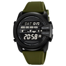 Годинники наручні 2442AG SKMEI, ARMY GREEN