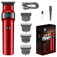 Тример VGR V-987 RED 3 насадки, LED display