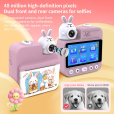 Дитячий фотоапарат миттєвого друку JD30, PINK R...